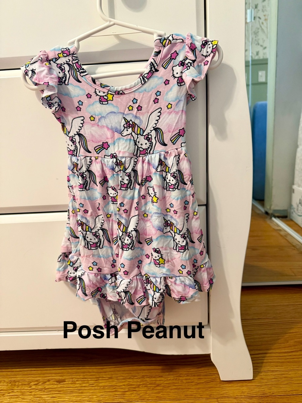 Posh Peanut Pink Unicorn Print One-Piece